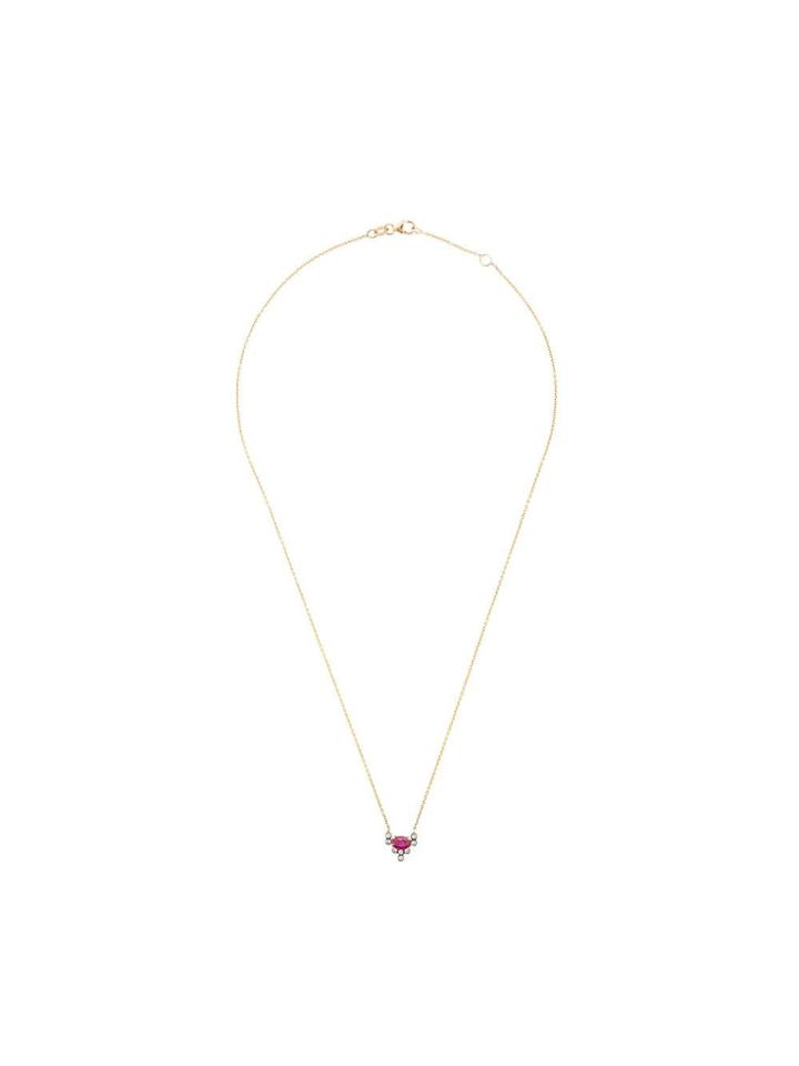 Yannis Sergakis 18kt Yellow Gold Charnières Rouge Circle Necklace
