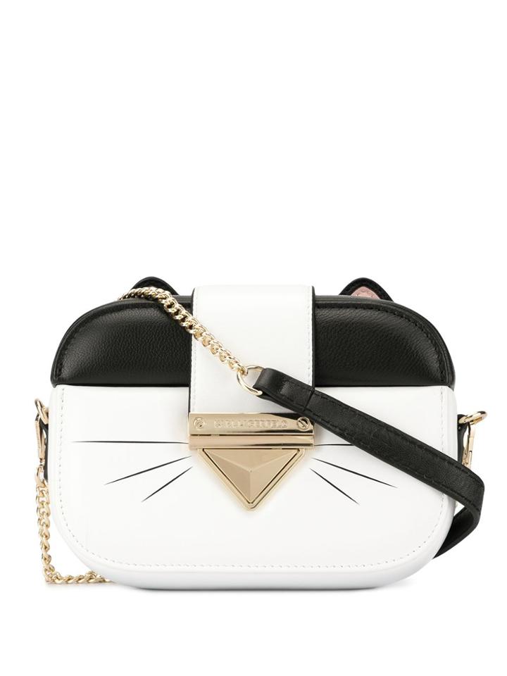 Karl Lagerfeld Choupette Minaudiere - White