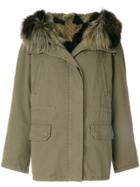 Army Yves Salomon Fur-trim Parka - Green