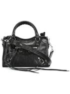 Balenciaga Mini 'classic City' Crossbody Bag, Women's, Black, Lamb Skin