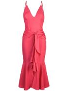Patbo Ruffle Midi Dress - Pink