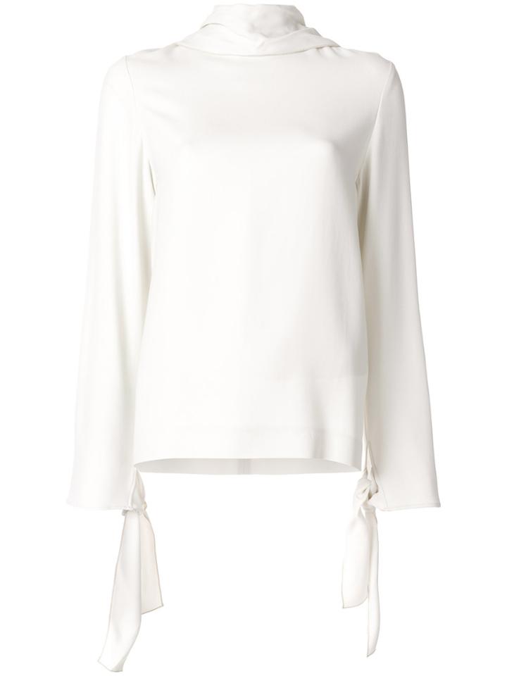 Joseph Tie Detail Blouse - White
