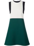 Marni Colour Block Dress, Women's, Size: 38, Green, Silk/polyester/triacetate