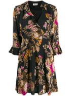 Liu Jo Floral Shift Dress - Black