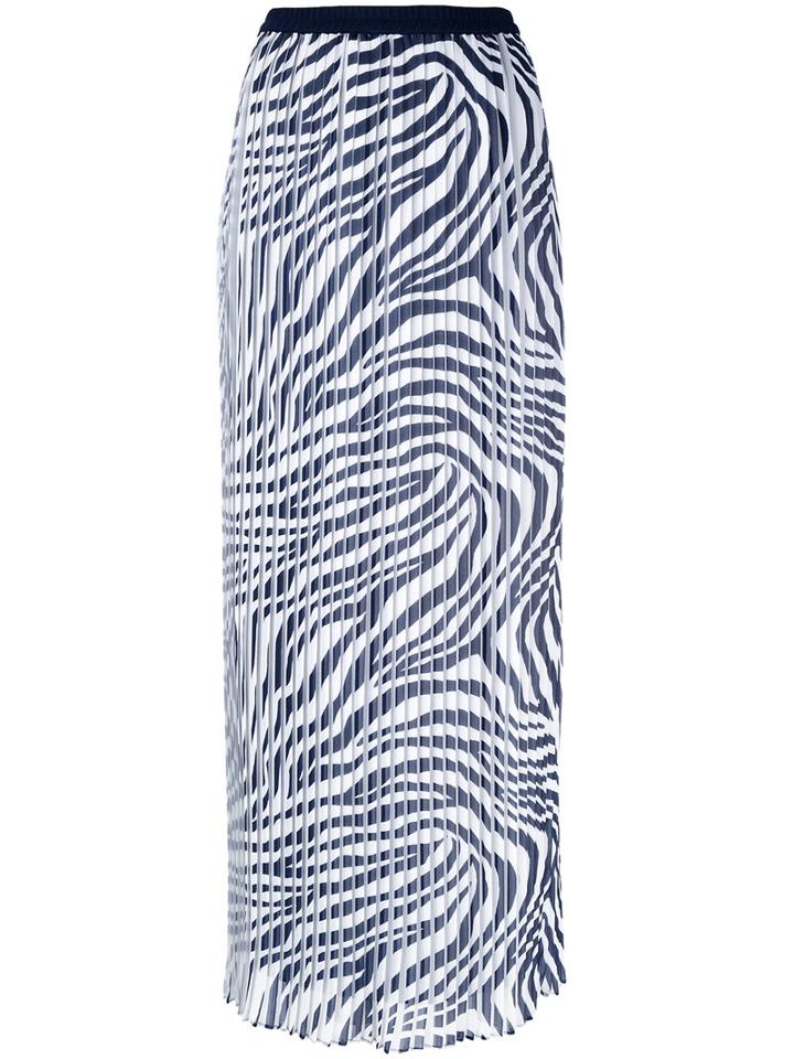 Michael Michael Kors Pleated Maxi Skirt, Women's, Size: Medium, White, Polyester