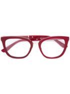 Jimmy Choo Eyewear - Jc165 Kgr Glasses - Unisex - Acetate/metal - One Size, Red, Acetate/metal