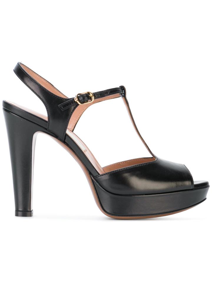 L'autre Chose D'orsay T-bar Sandals - Black