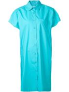 Moschino Shirt Dress, Women's, Size: 38, Blue, Cotton