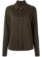 Olympiah - Embroidered Shirt - Women - Viscose - 40, Green, Viscose