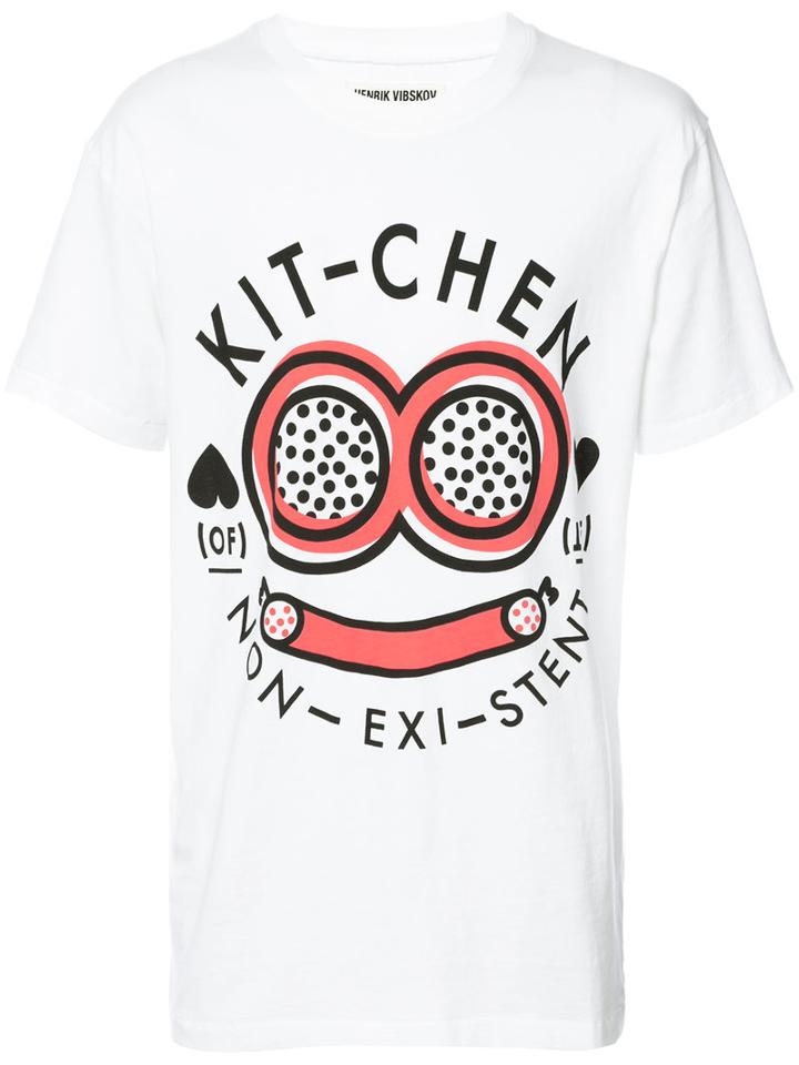Henrik Vibskov - Salami T-shirt - Men - Cotton - S, White, Cotton