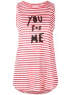Chinti & Parker Slogan Print Tank Top - Red