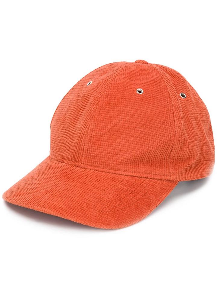 Ymc Textured Baseball Cap - Orange