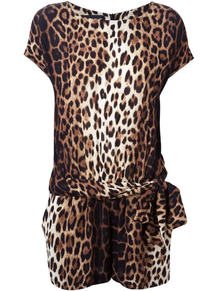 Boutique Moschino Leopard Print Playsuit