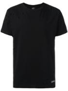 Les (art)ists Distressed T-shirt, Men's, Size: Medium, Black, Cotton