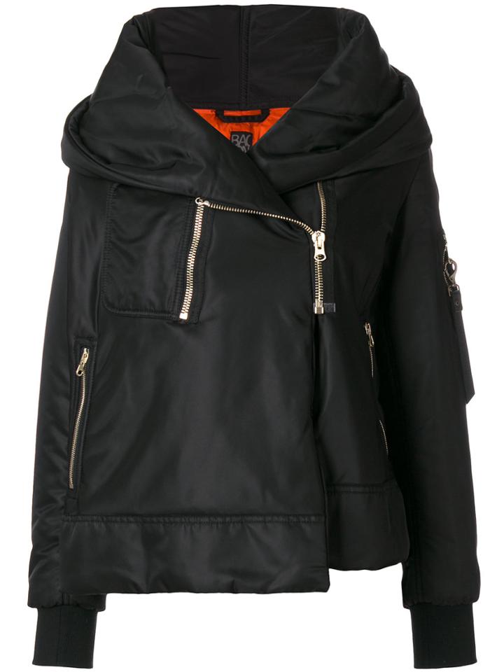 Bacon Side Zip Jacket - Black