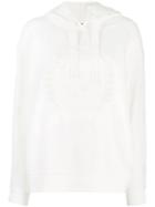 Tommy Hilfiger Crest Embroidery Hoodie - White
