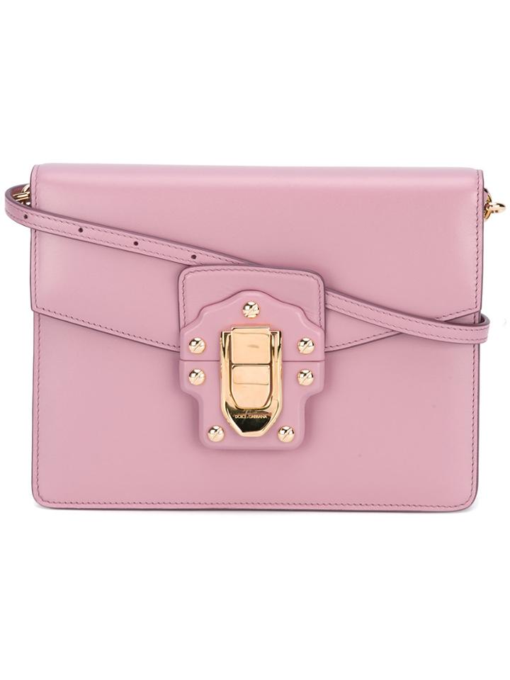Dolce & Gabbana Lucia Shoulder Bag - Pink & Purple