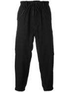 Y-3 Cropped Track Pants, Men's, Size: Xl, Black, Cotton