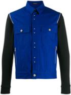 Unconditional Detachable Sleeved Jacket - Blue