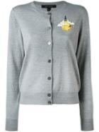 Marc Jacobs - Buttoned Cardigan - Women - Wool - L, Grey, Wool