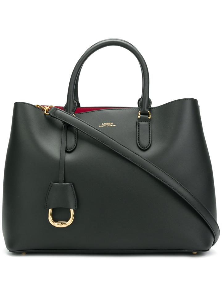 Lauren Ralph Lauren Shopper Tote Handbag - Black