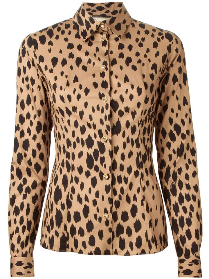 Fausto Puglisi Leopard Print Shirt