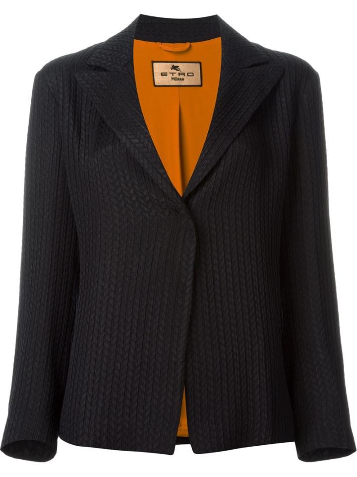 Etro Chevron Effect Jacket