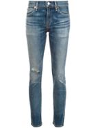 Citizens Of Humanity Distressed Skinny Jeans, Women's, Size: 24, Blue, Cotton/polyurethane