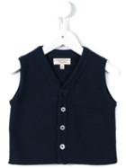 Cashmirino V-neck Gilet, Toddler Boy's, Size: 4 Yrs, Blue