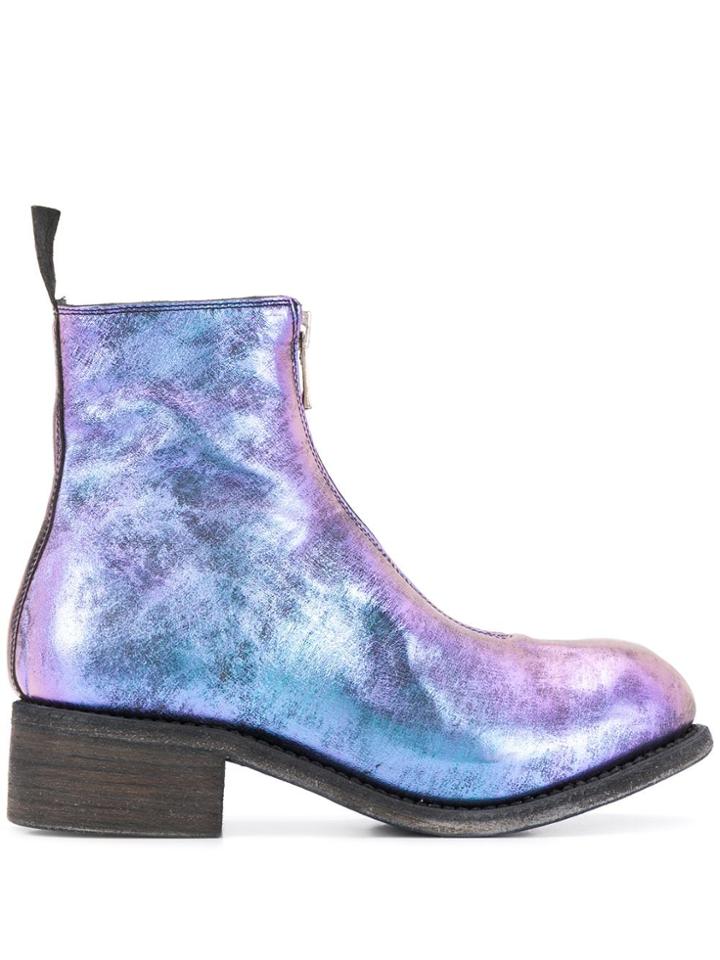 Guidi Pl1 Ankle Boots - Blue