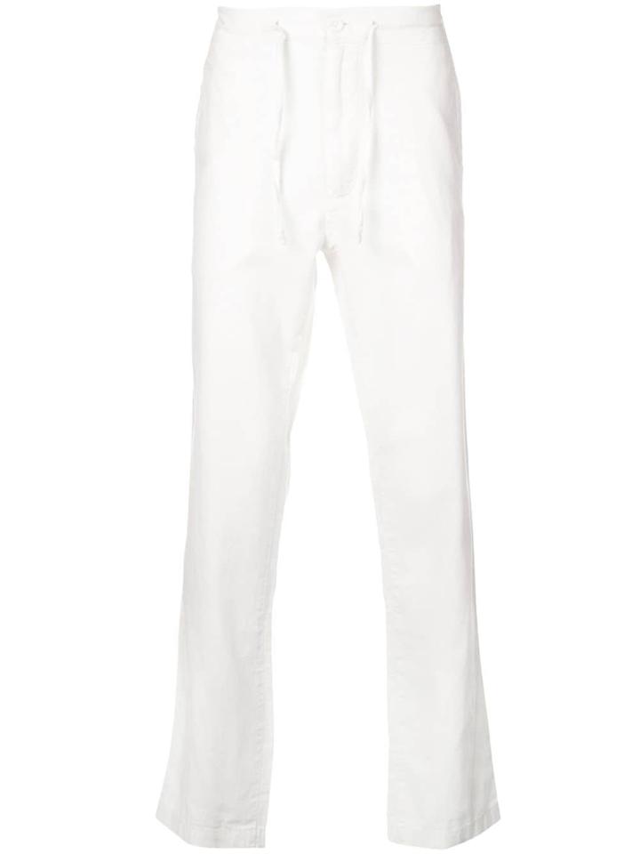 Onia Tailored Straight Leg Collin Trousers - White