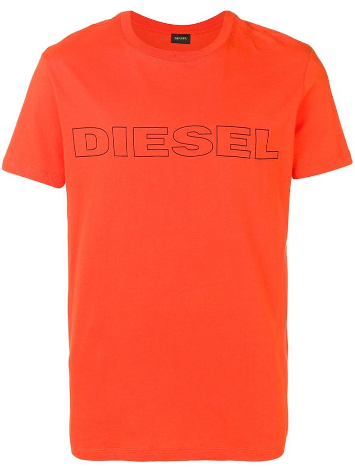 Diesel Short Sleeved T-shirt - Orange