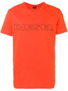 Diesel Short Sleeved T-shirt - Orange