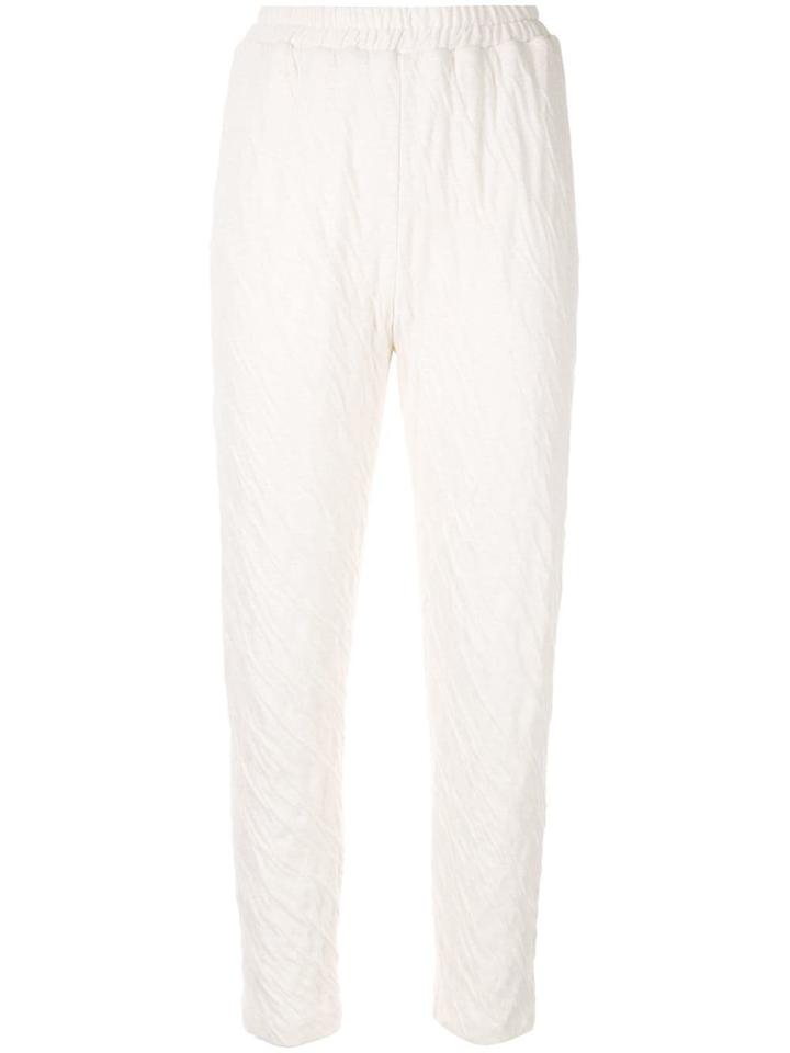 Mansur Gavriel Crease Effect Trousers - White