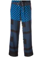 Pierre-louis Mascia - Printed Trousers - Women - Silk/spandex/elastane - M, Women's, Green, Silk/spandex/elastane