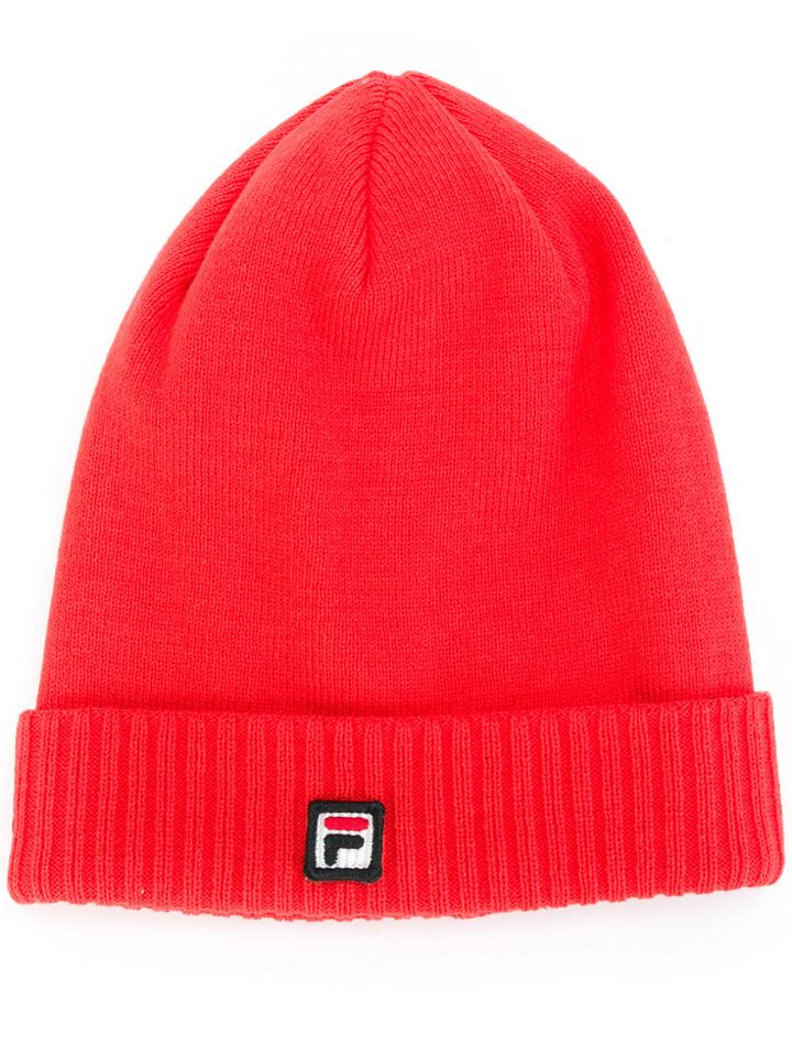 Fila Logo Knit Beanie - Red