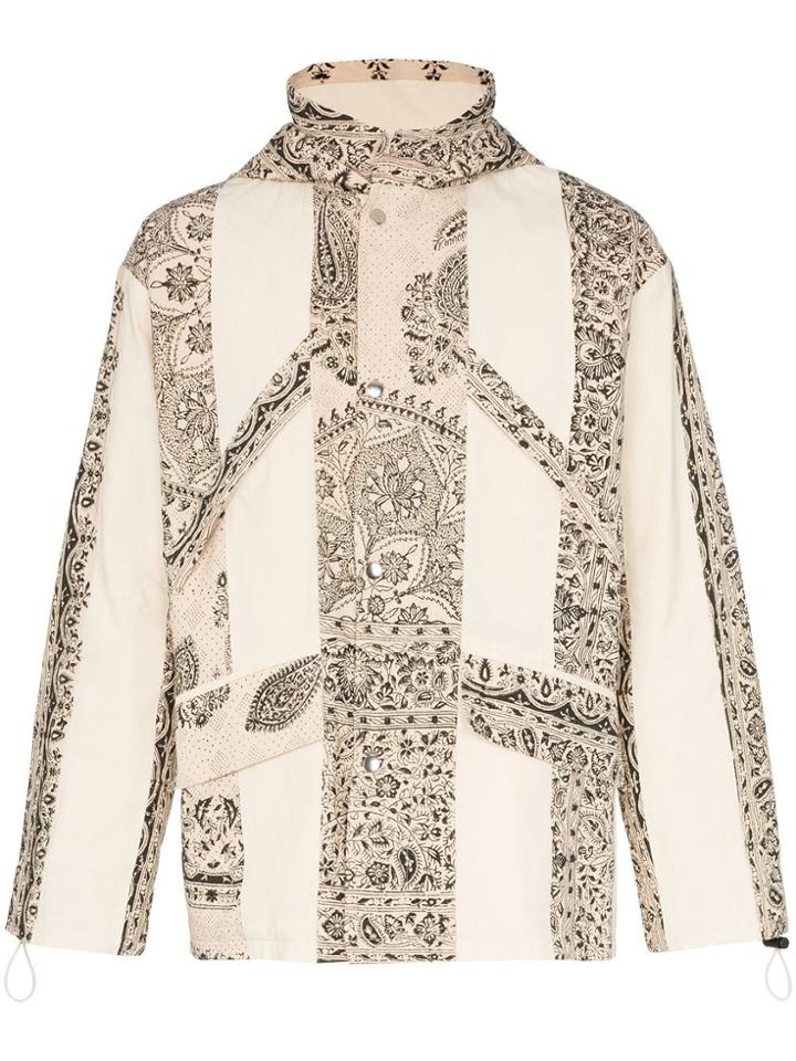 Paria Farzaneh Iranian Print Jacket - Neutrals