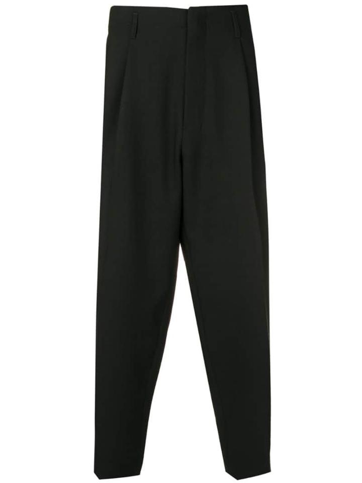 Ami Paris Pleated Trousers - Black