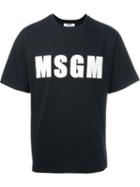 Msgm Relaxed Fit Logo Print T-shirt
