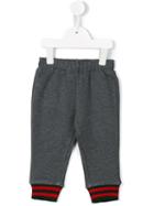Gucci Kids - Web Jogging Pant - Kids - Cotton - 9-12 Mth, Grey
