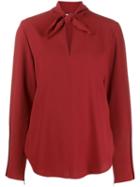 See By Chloé Tie Neck Blouse - Red