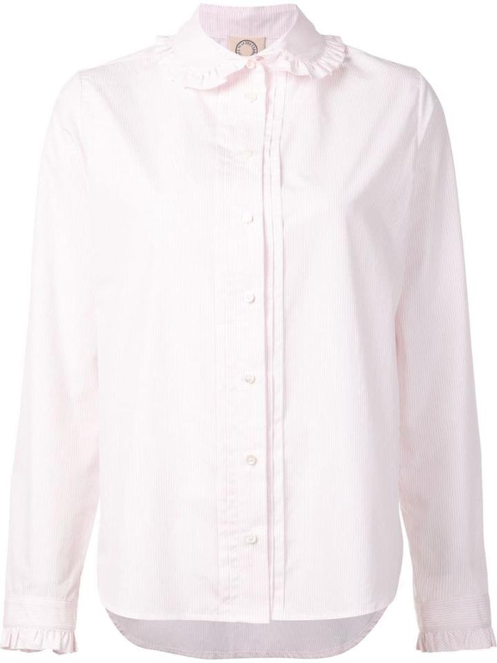 Ines De La Fressange Ruffled Detailing Blouse - White