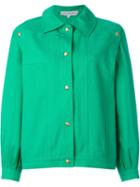 Céline Vintage Buttoned Jacket, Women's, Size: 42, Green