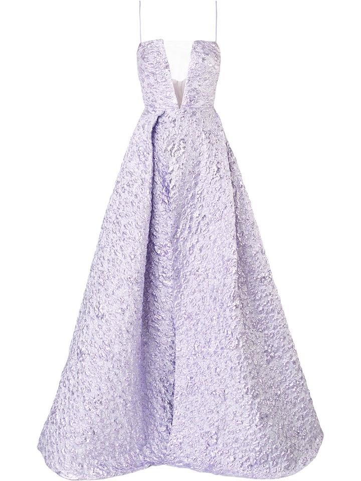 Alex Perry Keeva Dress, Women's, Size: 6, Pink/purple, Polyamide/polyester/metallized Polyester