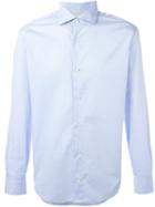Eleventy Classic Button Down Shirt, Men's, Size: 44, Blue, Cotton