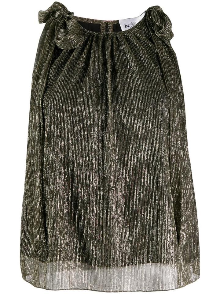 Be Blumarine Metallic Top - Gold