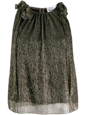 Be Blumarine Metallic Top - Gold