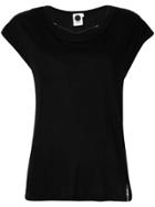 Bassike Short-sleeve Fitted T-shirt - Black