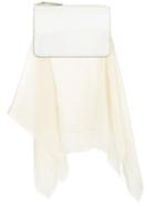 Maison Margiela Silk Panel Clutch - Metallic