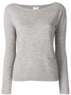 Liu Jo Single Pocket Sweater - Grey